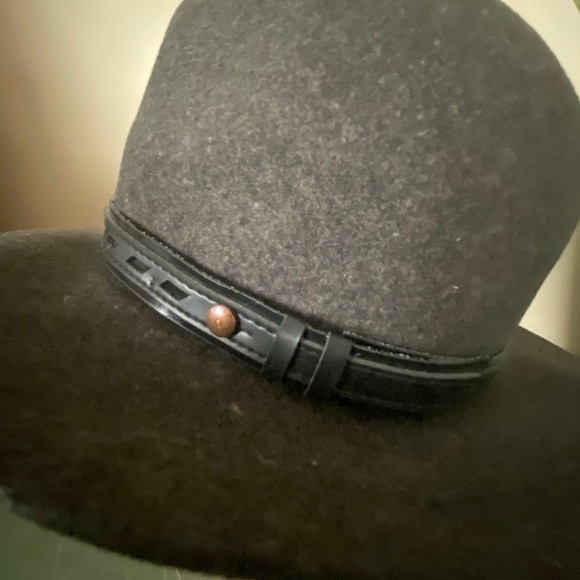 COPY - Rag and Bone; wool hat, leather band. Fedora style. Unisex. Size M - Picture 4 of 8